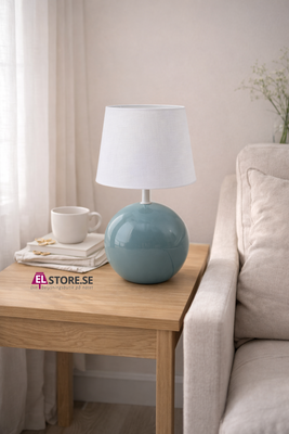 Lumiery Bordslampa Petrol/Vit