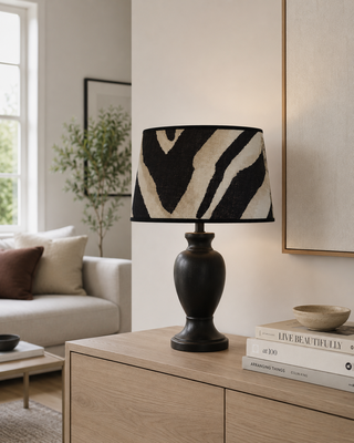 Zebra skärmar oval terranea svart
