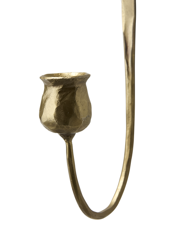 Francis Väggljushållare H46 Mässing