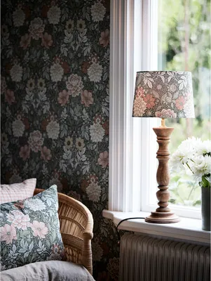 Lodge Lampfot H46 med Dahlia lampskärm