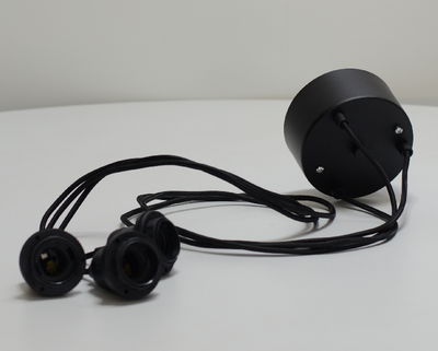 Bistro Multi Takupphänge 3xE27 Svart