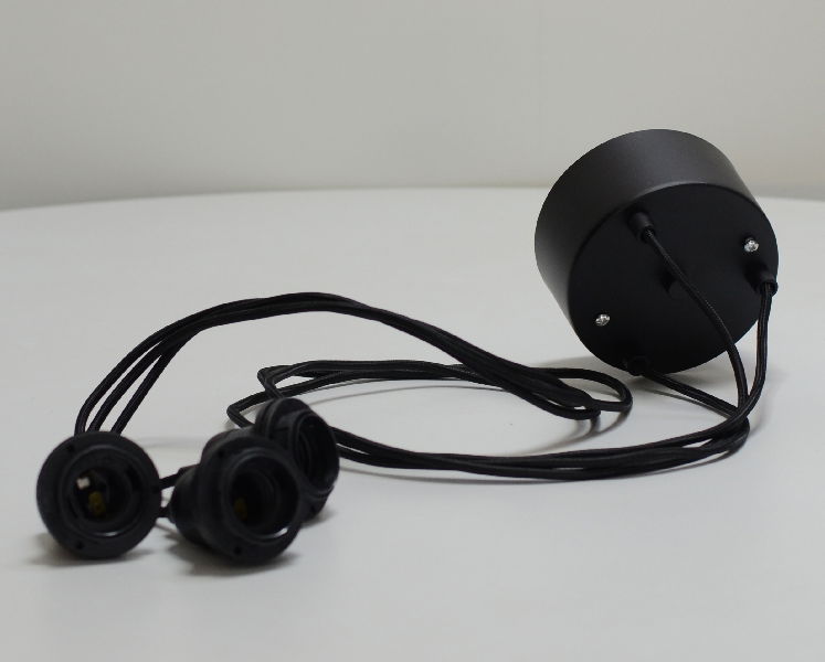 Bistro Multi Takupphänge 3xE27 Svart