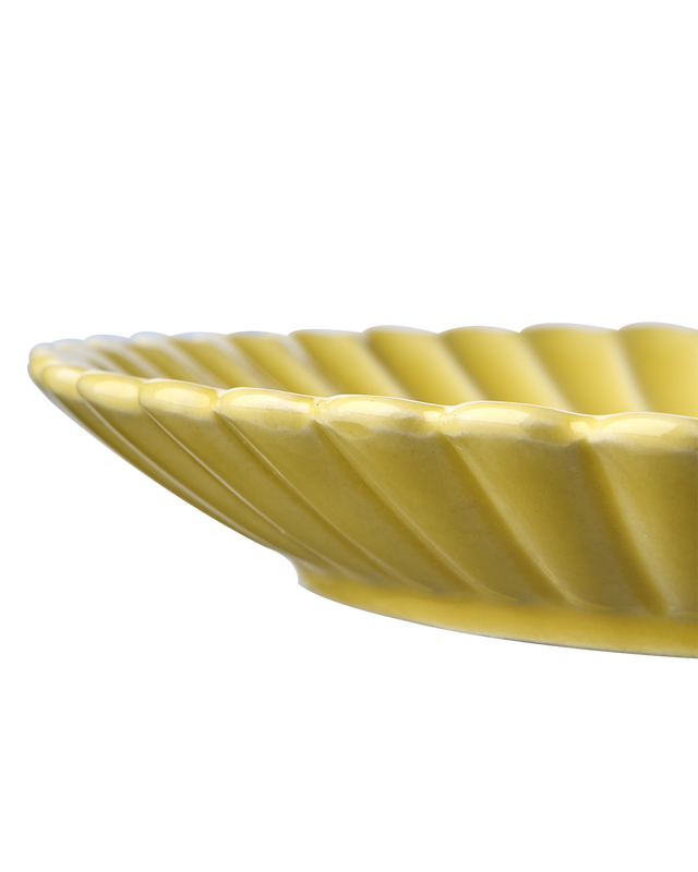 Hulda Tallrik D19 Gul 4-pack