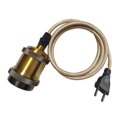 Upphänge 3,5m Textilkabel Antikguld