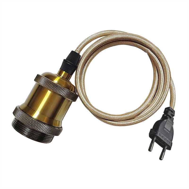 Upphänge 3,5m Textilkabel Antikguld