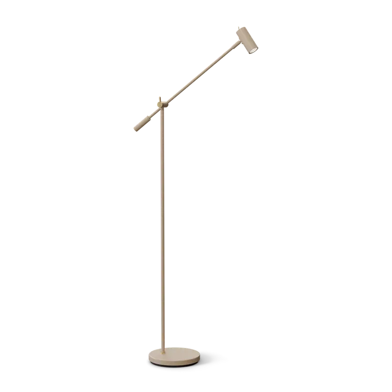 Cato LED Golvlampa Dimbar Nougat/Mässing