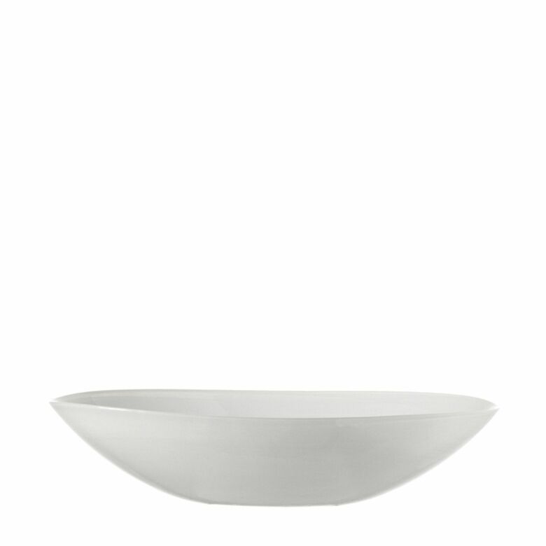 Alabastro skål 32 oval vit