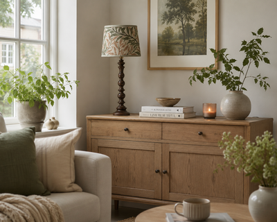 Willow Bough Lampskärm med Palace lampfot