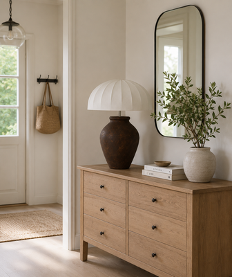 Casagrande lampfot med dome lampskärm