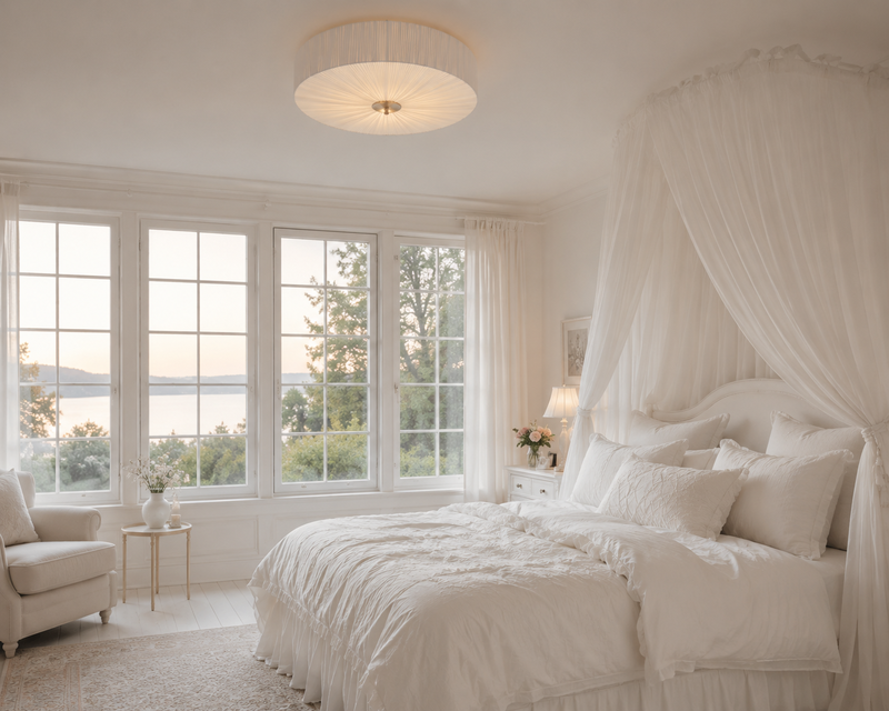 Ingrid Stilskärm Plafond D50 Offwhite