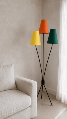Cintz Toppringskärmar med Ljusdal Tripod Golvlampa