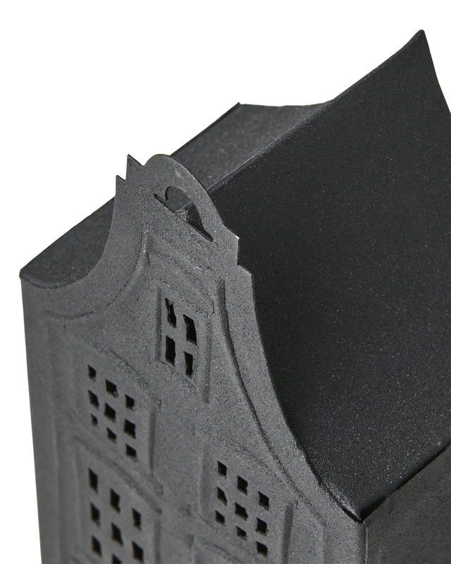 Fenix Ljuslykta Hus L8/H18 Svart