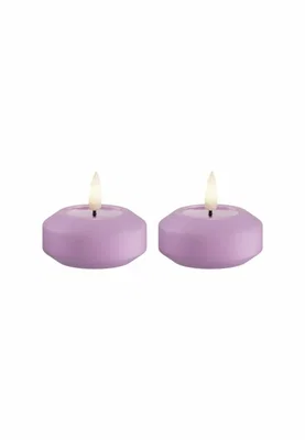 LED Flytande Värmeljus 6,1x5,5 Lavendel 2-p