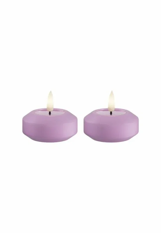 LED Flytande Värmeljus 6,1x5,5 Lavendel 2-p