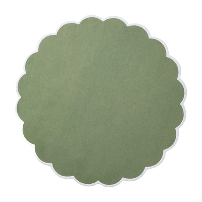 Flora Tallriksunderlägg D36 Grön 6-pack