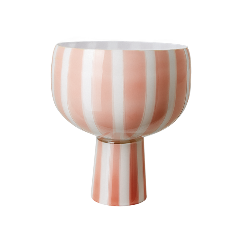 Circus Skål På Fot H19 Persika