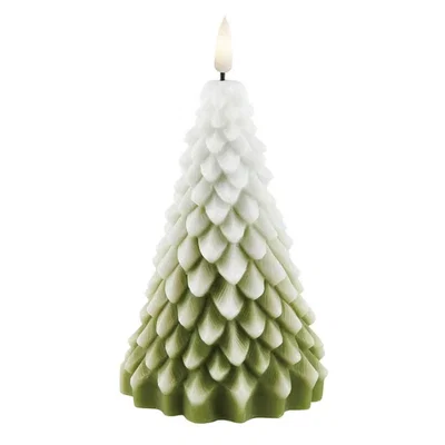 Julgran LED-Ljus 10x16 Vit/Grön - Deluxe Homeart