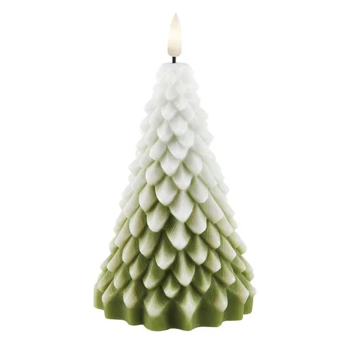Julgran LED-Ljus 10x16 Vit/Grön - Deluxe Homeart