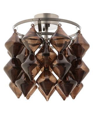 Gemma Plafond D45 Borstad Stål/Brun