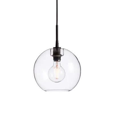 Gloria Taklampa D26 Svart/Klar