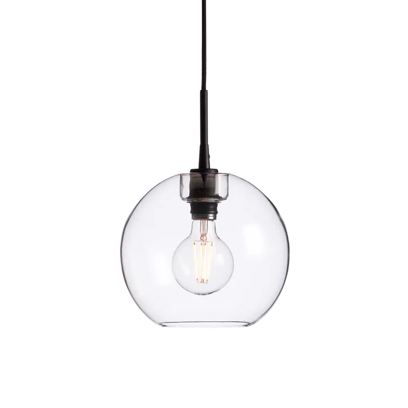 Gloria Taklampa D26 Svart/Klar