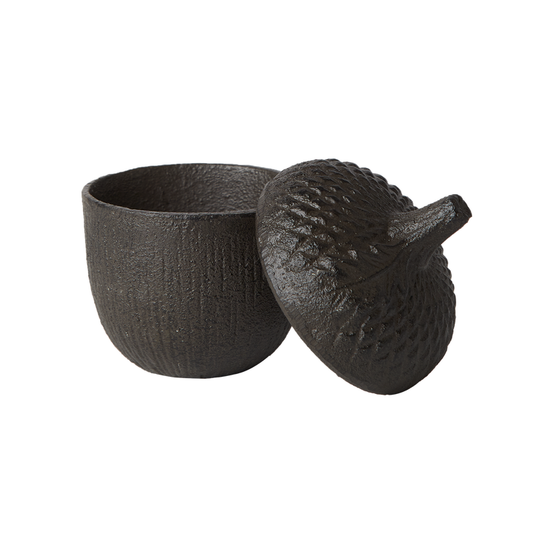 Frej Skål Gjutjärn H14 Brun/Svart