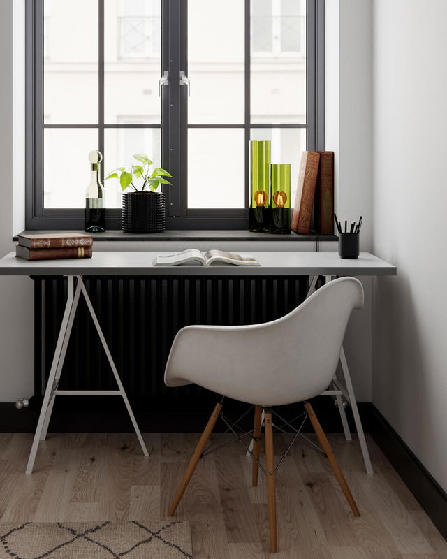 Flake Bordslampor Grön