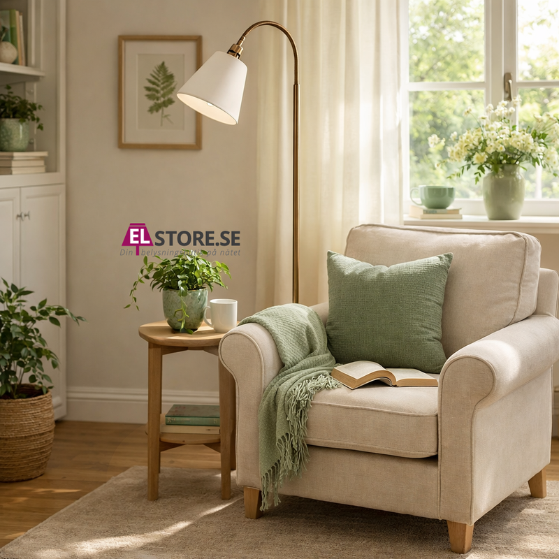 G 707 Lysekil golvlampa oxid