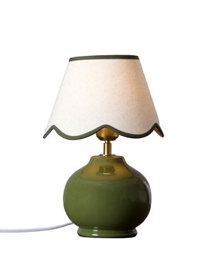 Nell bordslampa mossa grön