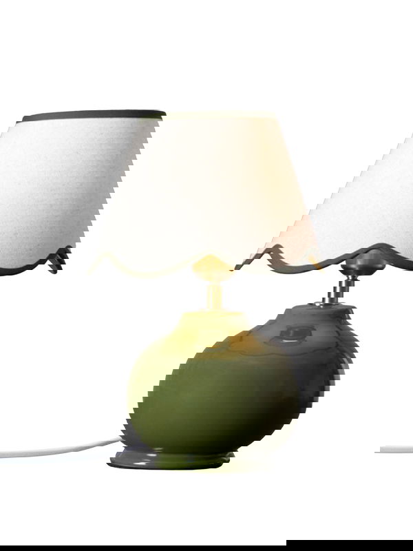 Nell bordslampa mossa grön