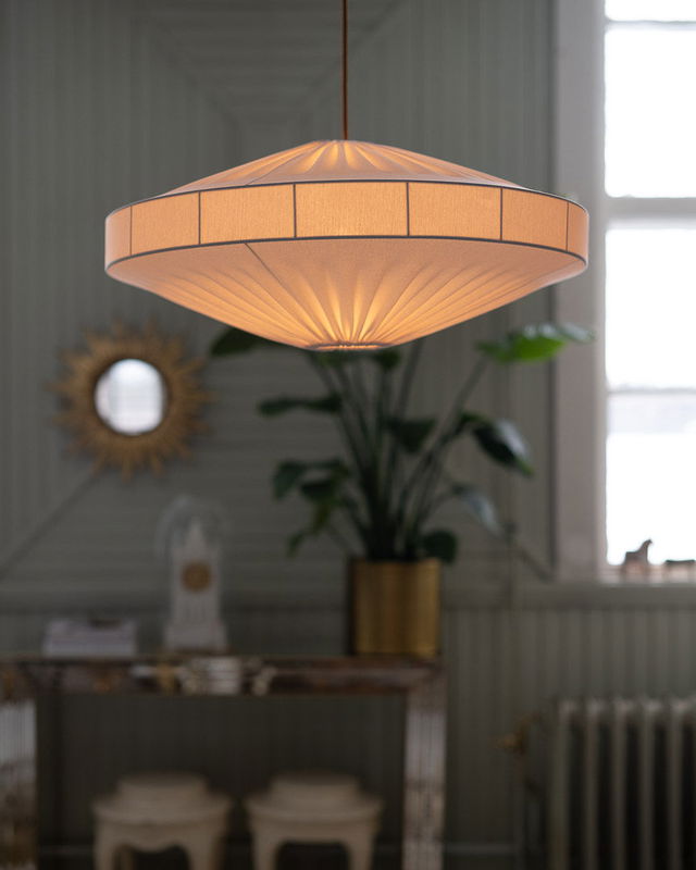 Alba Takskärm D58 Cotton Jersey Vit