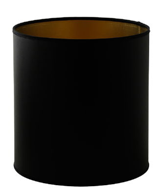 Chintz cylinder skärmar hög svart/guld