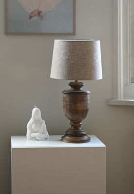 Marigold Woven Skärm med Monterey Lampfot