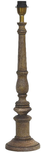 Oxford Lampfot H62 Åldrat Trä