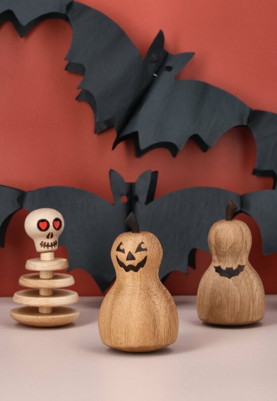 Skelett och Pumpa Trädekoration Skelett och Pumpa Trädekoration