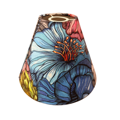 Nadja Toppringskärm Flower Power Blue