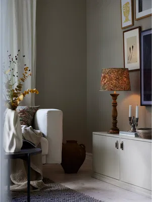 Lodge Lampfot H38 med Theo lampskärm