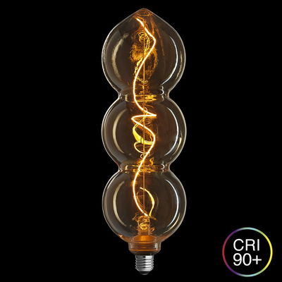 Triple E27 818 4W Guld 3-stegs Dim Memory