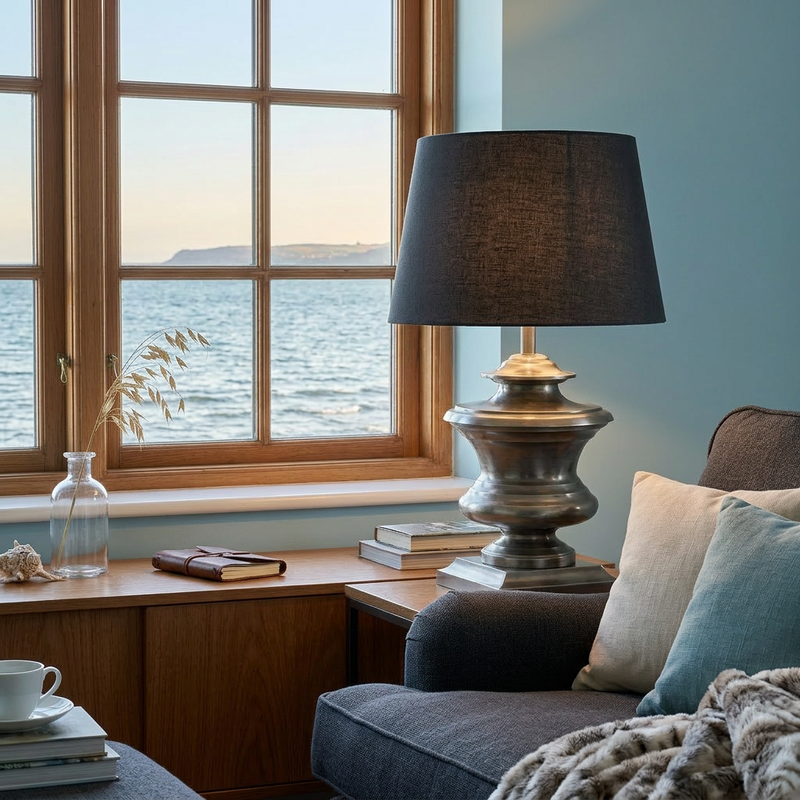 Stor bordslampa