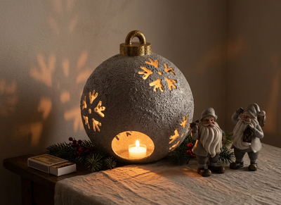 Firefly_placera denna Julkula värmeljuslykta, diameter 29cm höjd 29cm 983017