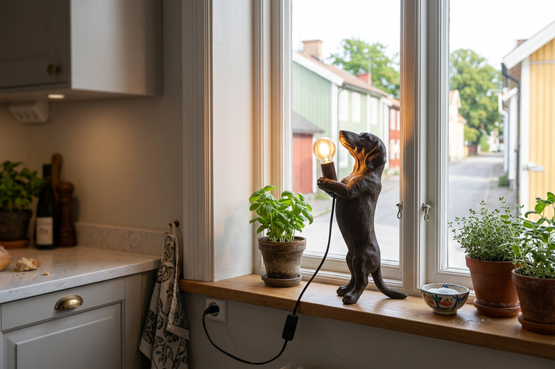 Annorlunda bordslampa