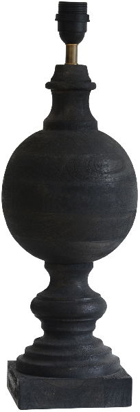 Percy lampfot 53 antik svart