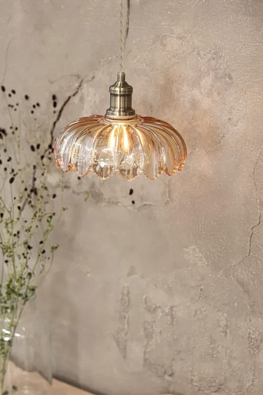 Kurage Taklampa Bärnsten