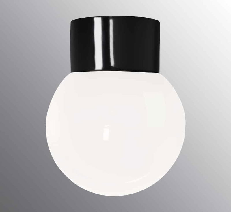 Classic Glob 15cm IP54 Svart/Blank