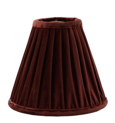 Anastacia Sammet Toppringskärm Mörkrost/Guld