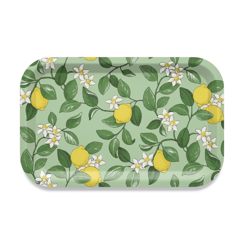 Citronlycka Bricka 33x21cm Grön