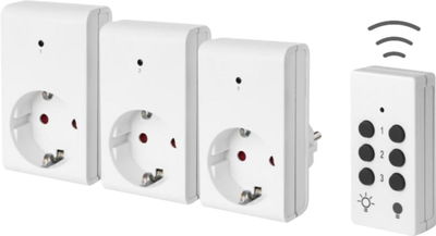 Fjärrströmbrytare set 3-pack