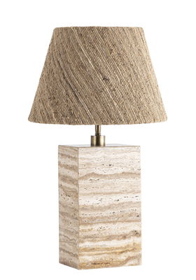 Zenith bordslampa 34 travertin beige