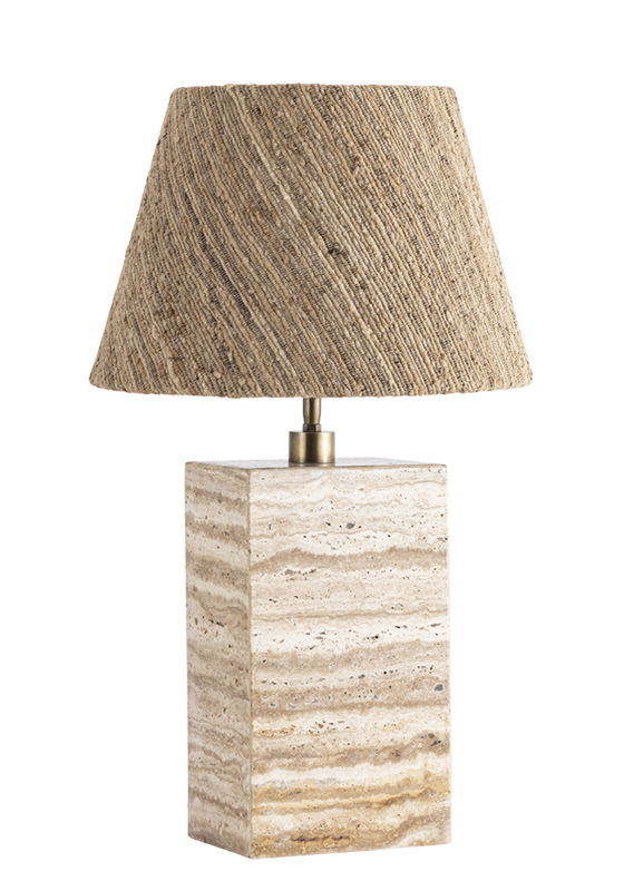 Zenith bordslampa 34 travertin beige
