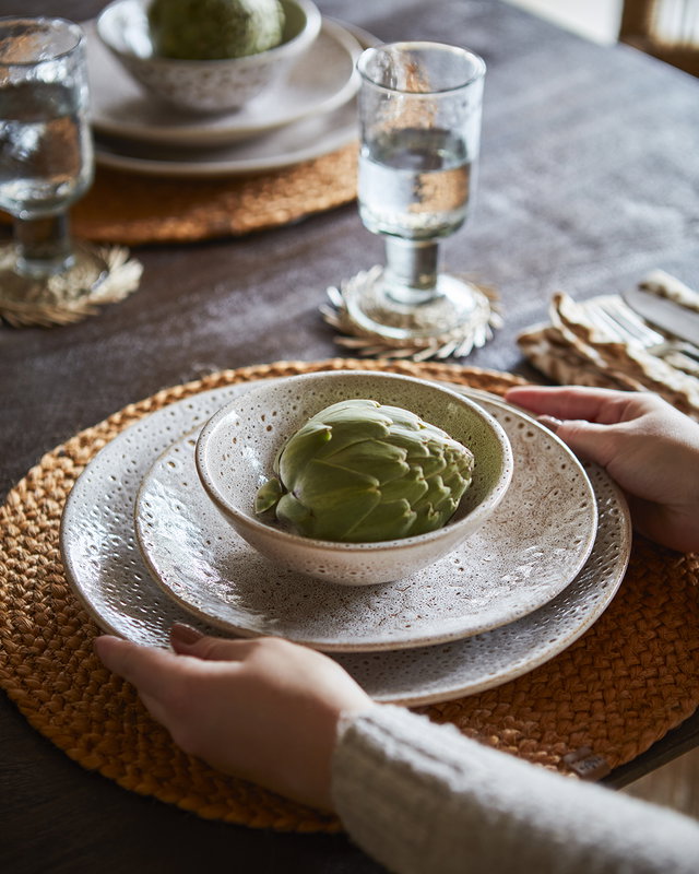 Sunny Glasunderlägg D9 Natur 6-pack